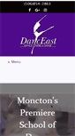 Mobile Screenshot of danceast.ca